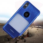 Wholesale iPhone X (Ten) Window Design Fashion TPU Case (Blue)